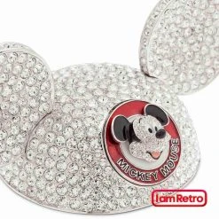 Mickey Mouse Ears Hat Jeweled Figurine By Arribas Brothers X Disney With Swarovski® Crystals