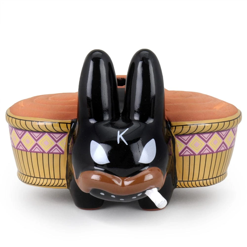 Chia Pet (Black) Smorkin Labbit By Kidrobot X Frank Kozik