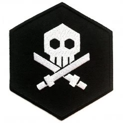 BulletPunk Skull And Cross Bones Patch By Martian Toys X Quiccs