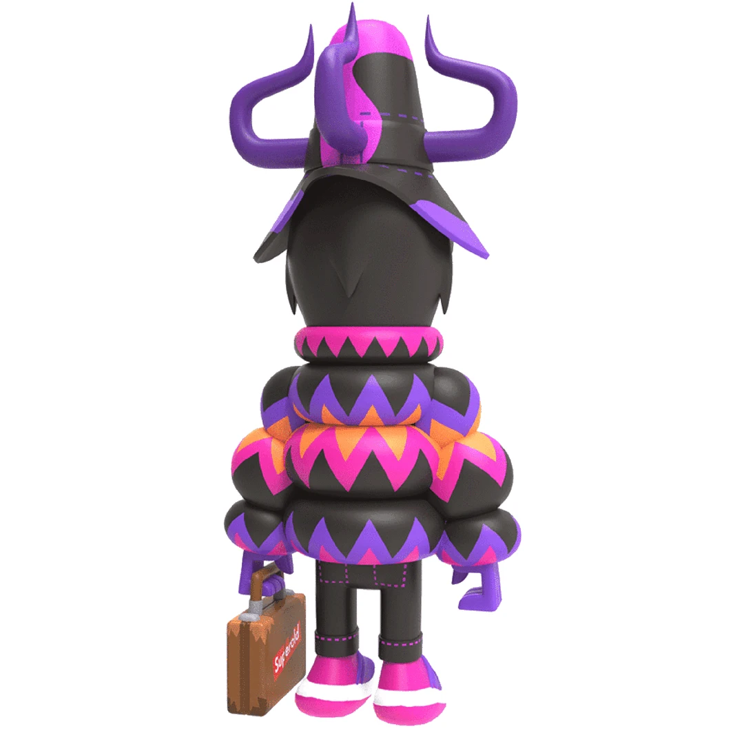 IAMRETRO Maximillian Cash Gothic Sunset Edition By Pete Fowler X Super Plastic Medium Figures