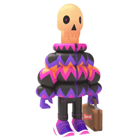 IAMRETRO Maximillian Cash Gothic Sunset Edition By Pete Fowler X Super Plastic Medium Figures