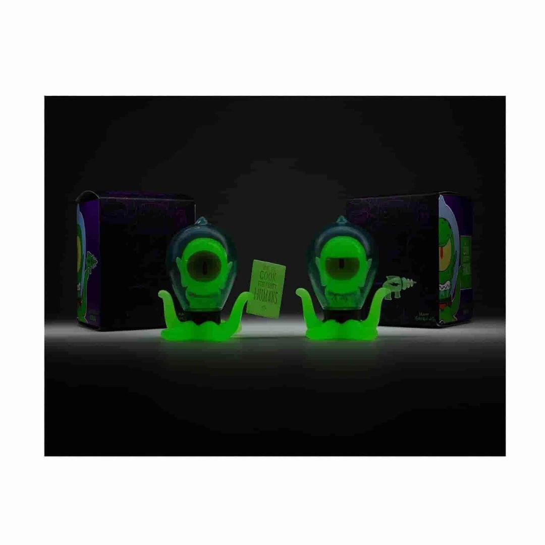 Kang And Kodos 3" Mini's Set GID Simpsons X Kidrobot IamRetro Exclusive The Simpsons