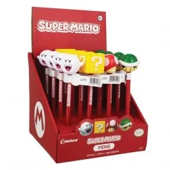 Nintendo Super Mario Bros Super Mario Pen Toppers Complete Set Of 4 Pen Toppers