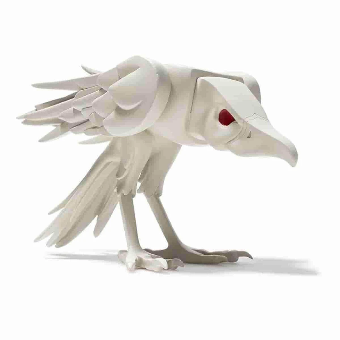Ravenous 7" White Resin Art Figure By Kidrobot X Colus Limited To 200 Pieces