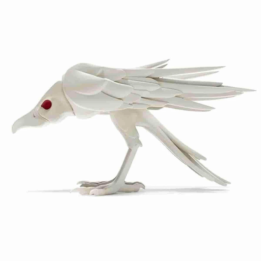 Ravenous 7" White Resin Art Figure By Kidrobot X Colus Limited To 200 Pieces