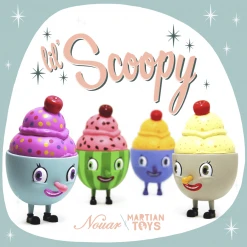 Watermelon Lil' Scoopy 4" Vinyl Figure By Nouar X Martian Toys