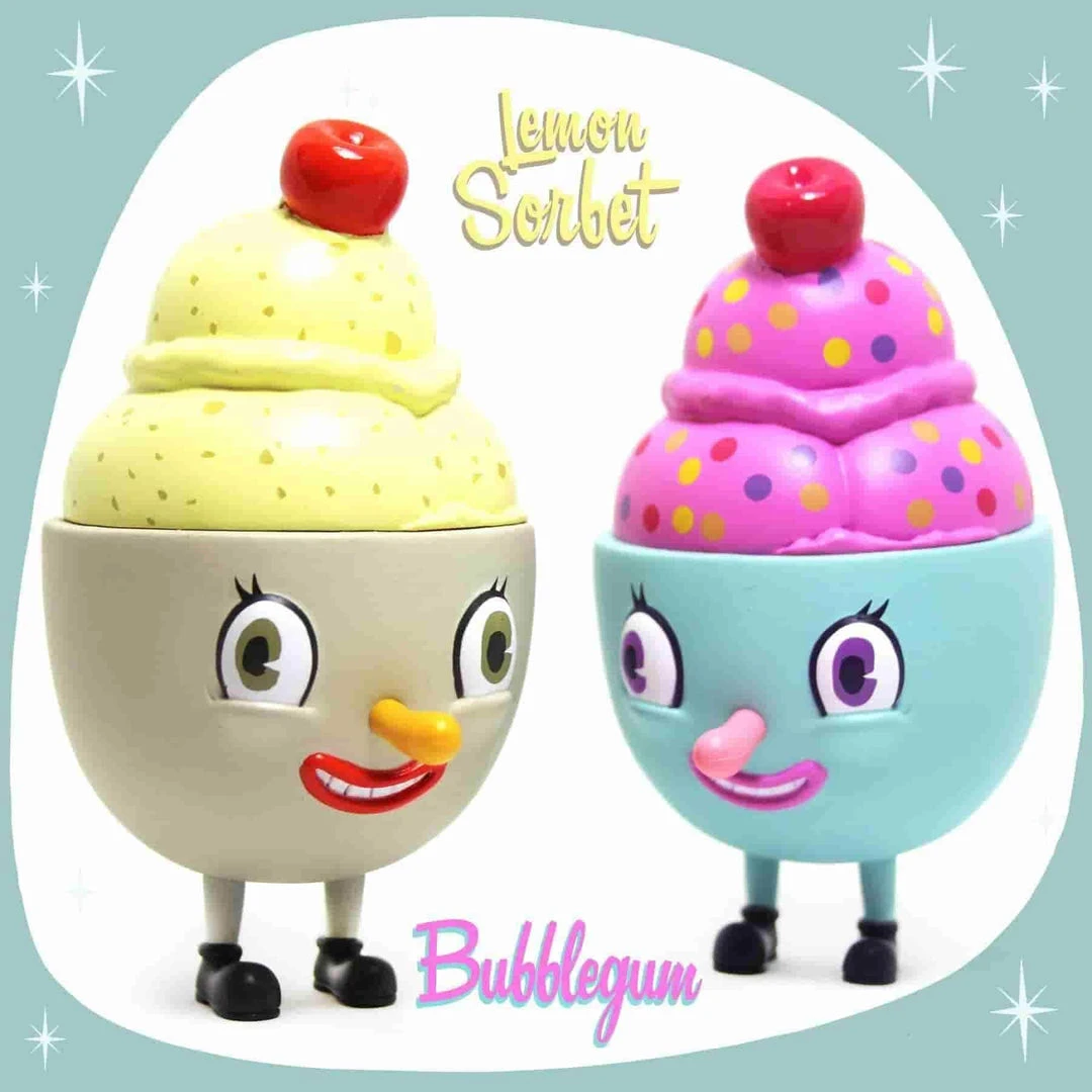 Bubble Gum Lil' Scoopy 4" Vinyl Figure By Nouar X Martian Toys