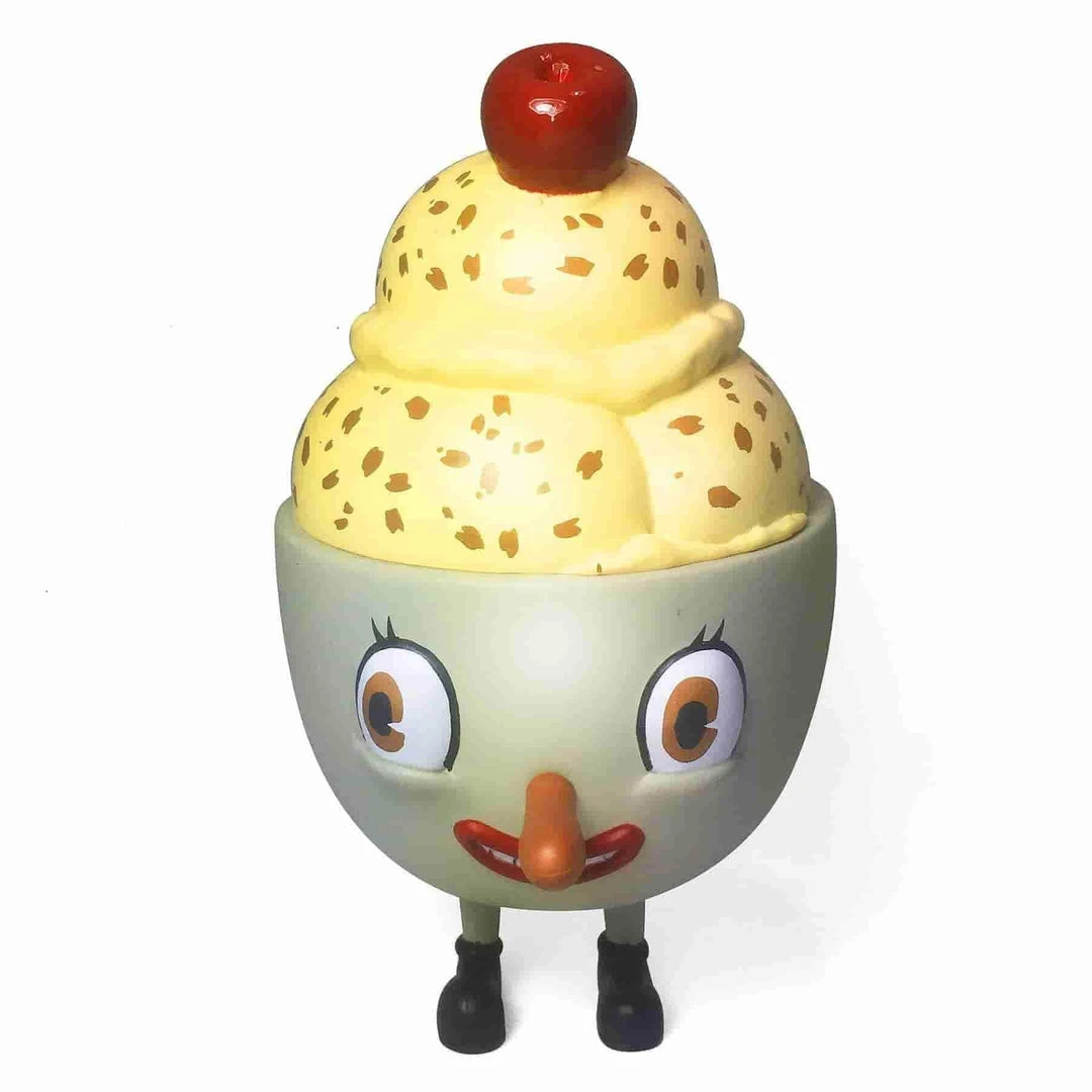 Banana Walnut Lil' Scoopy 4" Vinyl Figure By Nouar X Martian Toys