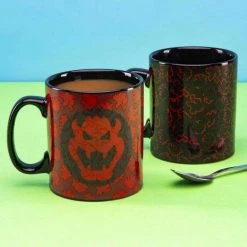 Bowser Super Mario Bros Heat Changing Coffee Mug By Nintendo