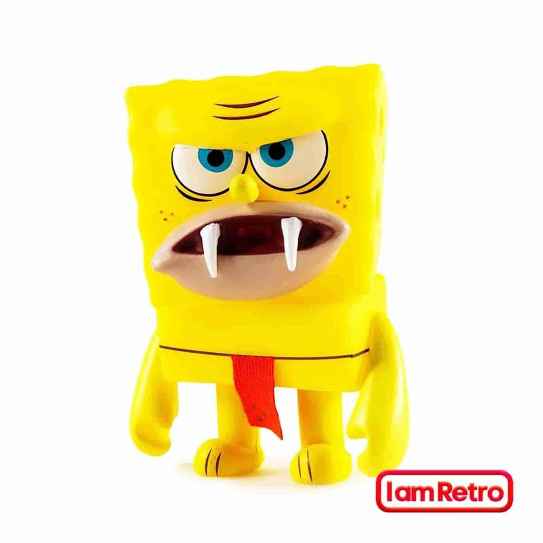 IAMRETRO Ugh Primitive Sponge Chase 3" Mini Figure - Many Faces Of Spongebob Series Kidrobot