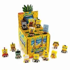 IAMRETRO MANY FACES OF SPONGEBOB SQUAREPANTS Sealed Display Case Of 24 Pcs By Kidrobot