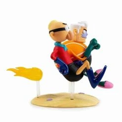 Mermaid Man & Barnacle Boy In INvisible Boat Medium Vinyl Figure By Kidrobot
