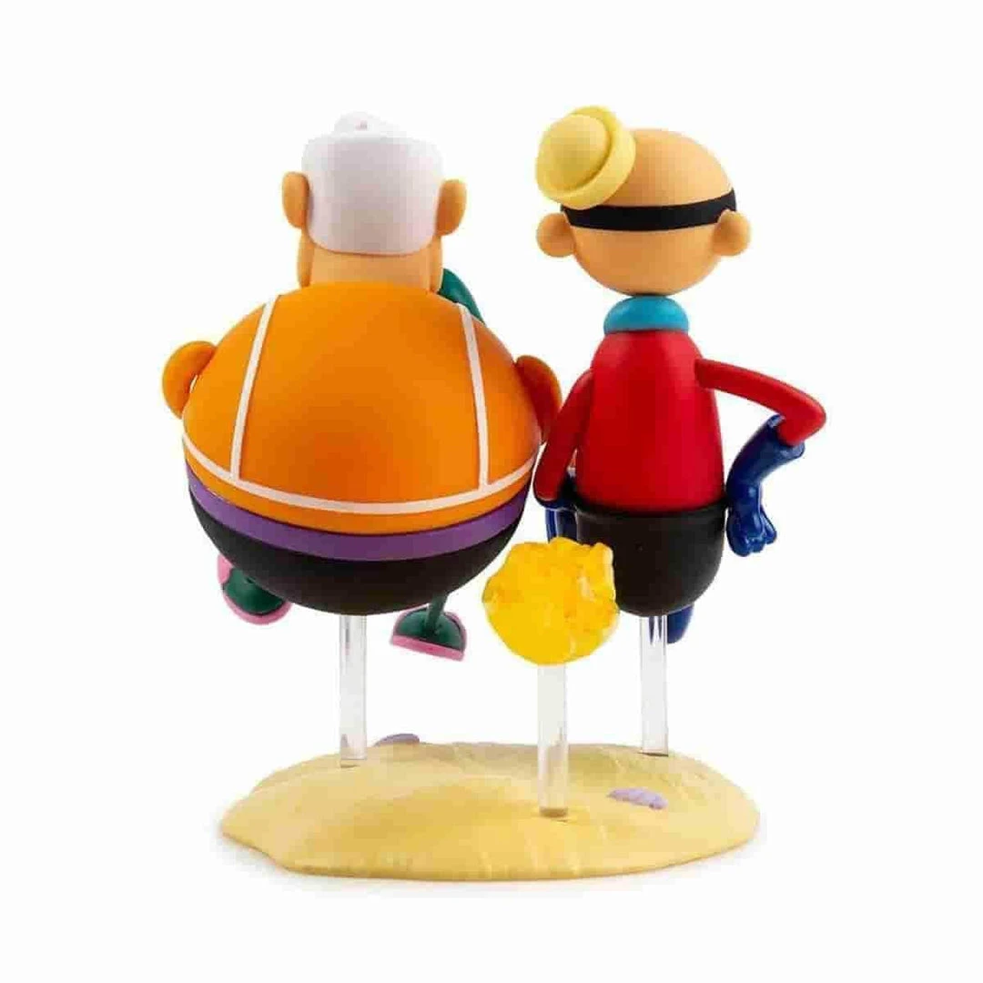 Mermaid Man & Barnacle Boy In INvisible Boat Medium Vinyl Figure By Kidrobot