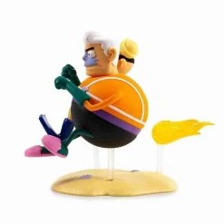 Mermaid Man & Barnacle Boy In INvisible Boat Medium Vinyl Figure By Kidrobot