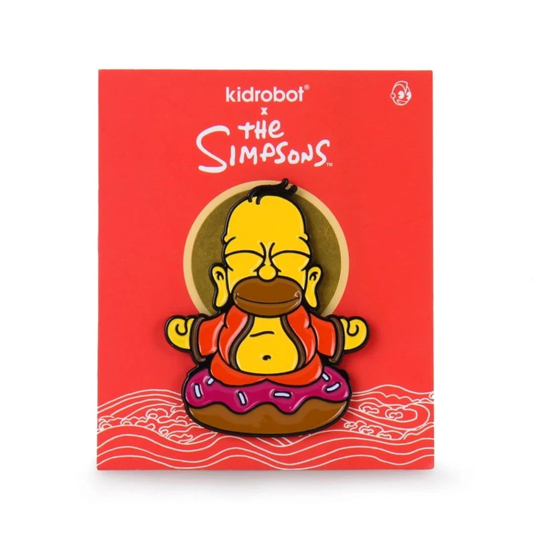 Homer Buddha Enamel Pin By Simpsons X Kidrobot The Simpsons